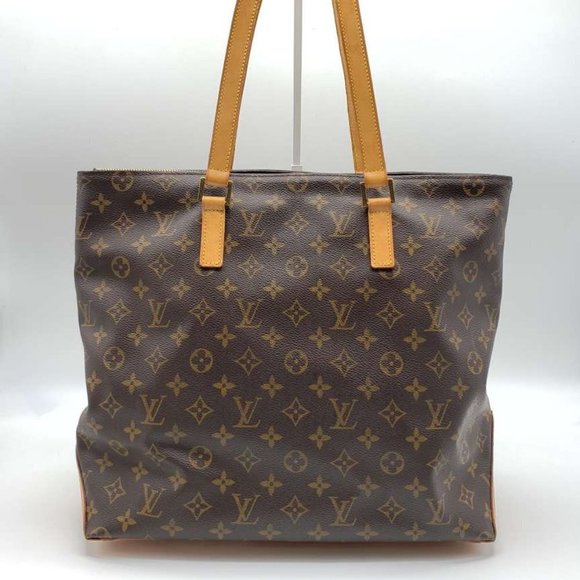 100% Authentic Louis Vuitton Cabas Mezzo Browns Monogram Tote Bag - Picture 1 of 16